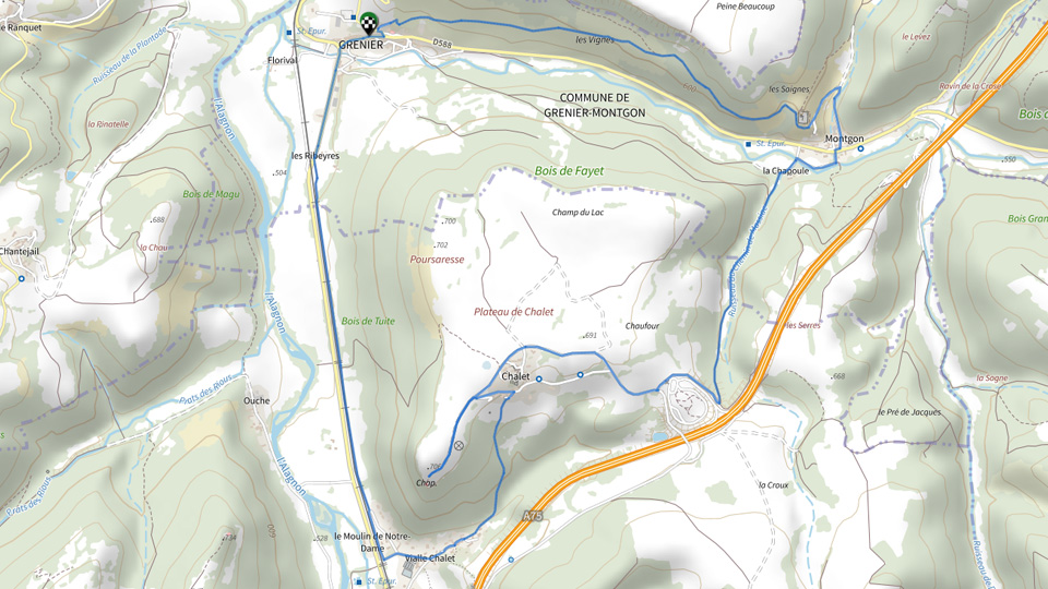 carte randonnée